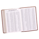 KJV Bible Super Giant Print Faux Leather, Saddle Tan