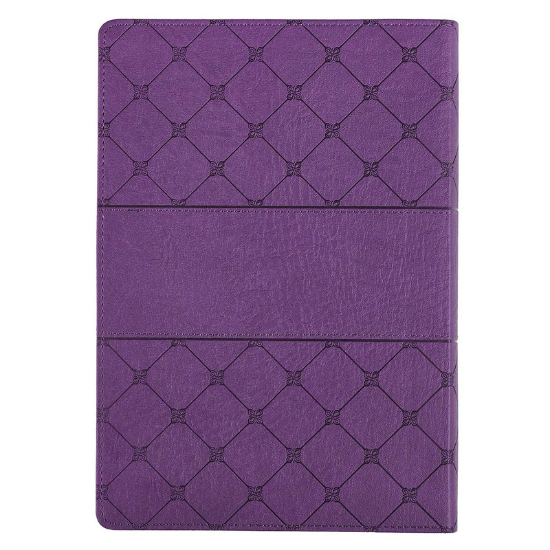 KJV Bible Super Giant Print Faux Leather, Purple