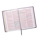 KJV Bible Super Giant Print Faux Leather, Purple