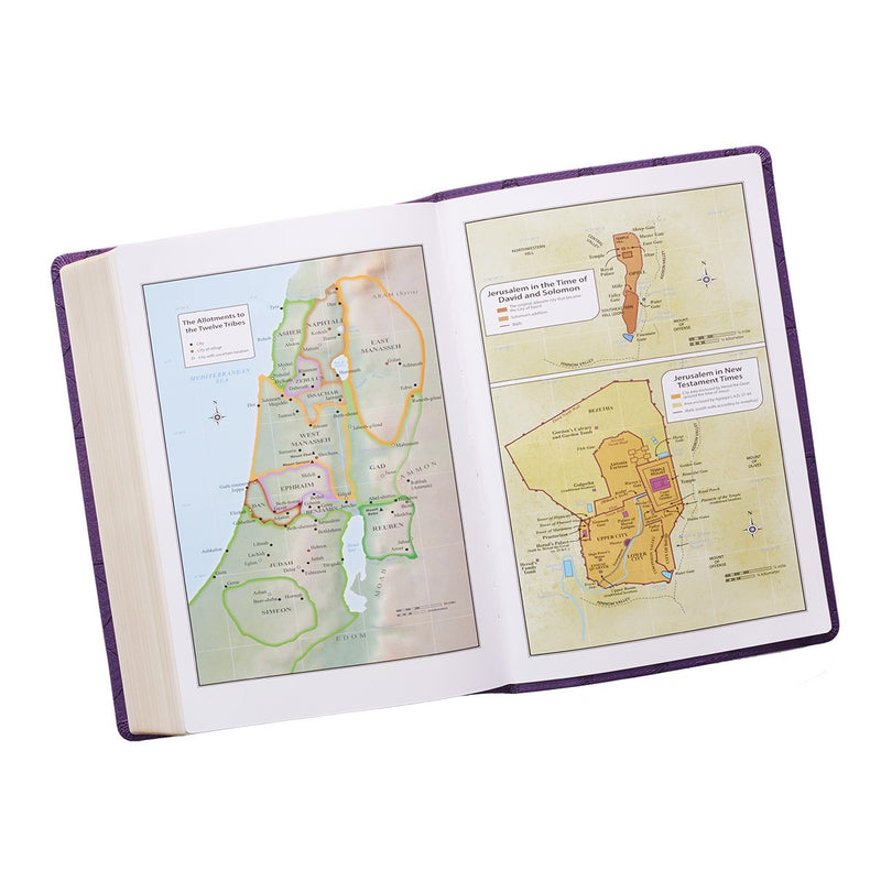 KJV Bible Super Giant Print Faux Leather, Purple