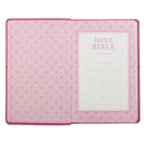KJV Bible Gift Edition Faux Leather Pink