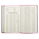 KJV Bible Gift Edition Faux Leather Pink