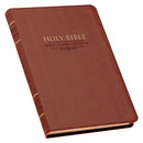 KJV Bible Gift Edition Faux Leather, Saddle Tan