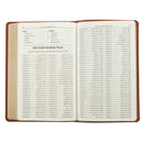 KJV Bible Gift Edition Faux Leather, Saddle Tan