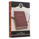 KJV Bible Gift Edition Faux Leather, Saddle Tan