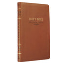 KJV Bible Gift Edition Faux Leather, Saddle Tan