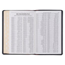 KJV Bijbel Deluxe Cadeau Volnerf Leer, Zwart/Zadelbruin