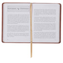 Het zwaard en schild zadelbruin