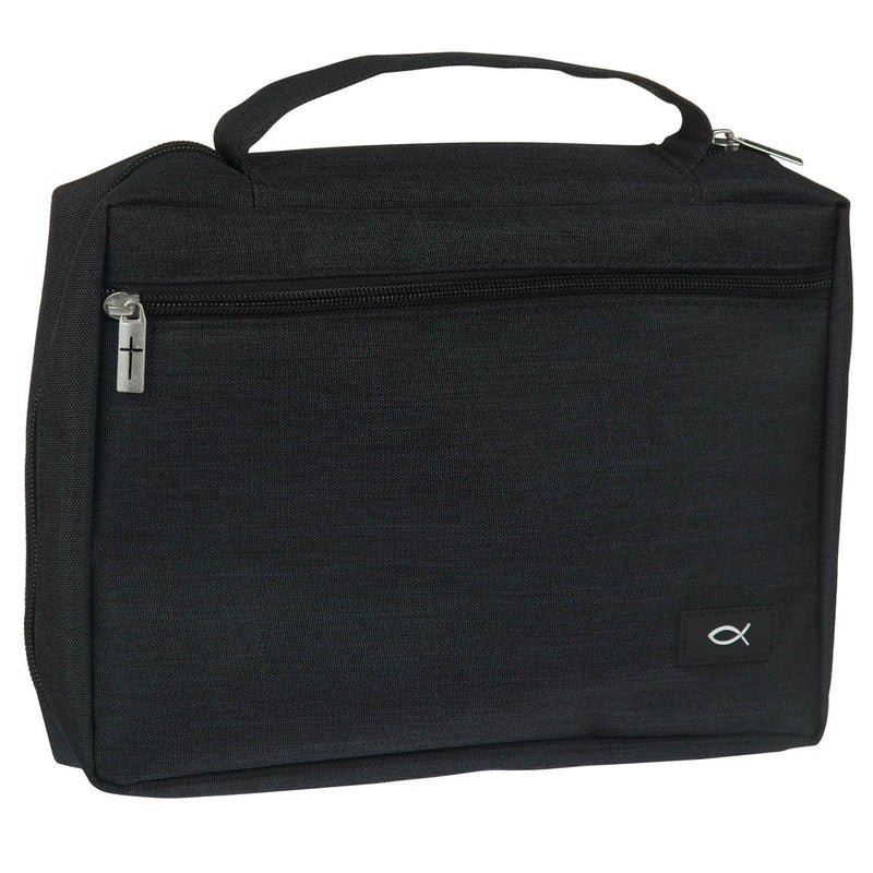 Ichthus Patch Zwarte Bijbelhoes