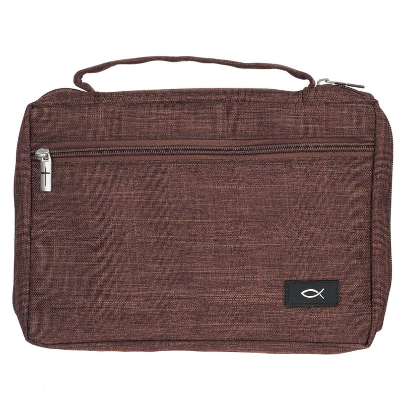 Ichthus Patch Bruine Bijbelhoes