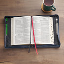 Trust Prov. 3:5 Bible Cover Fashion Blue Floral