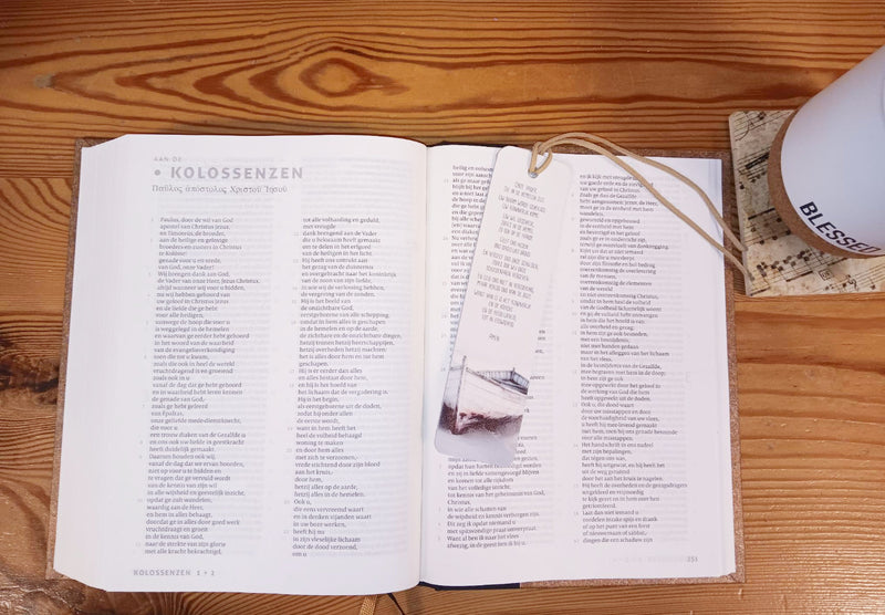 Onze Vader Leren Boekenlegger