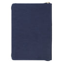 Be Strong & Courageous Josh. 1:9 Journal Classic Zip Navy