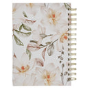 White Floral All Things For Good Rom. 8:27  Journal Wirebound