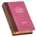 KJV Giant Print roze Standaardformaat