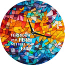 Vertrouw op de Here met heel je hart wandklok