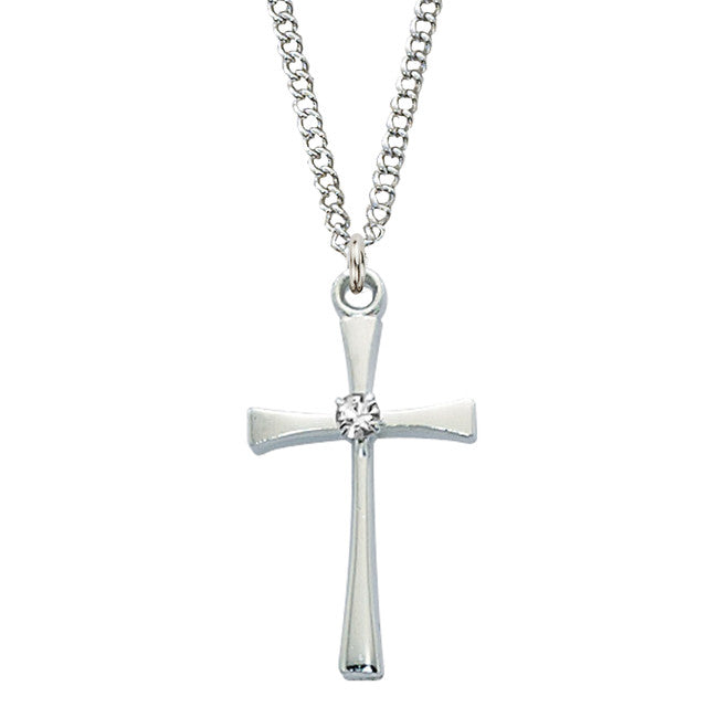Kruis met steen in geschenkdoos