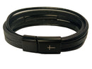 God is in control. Black bracelet