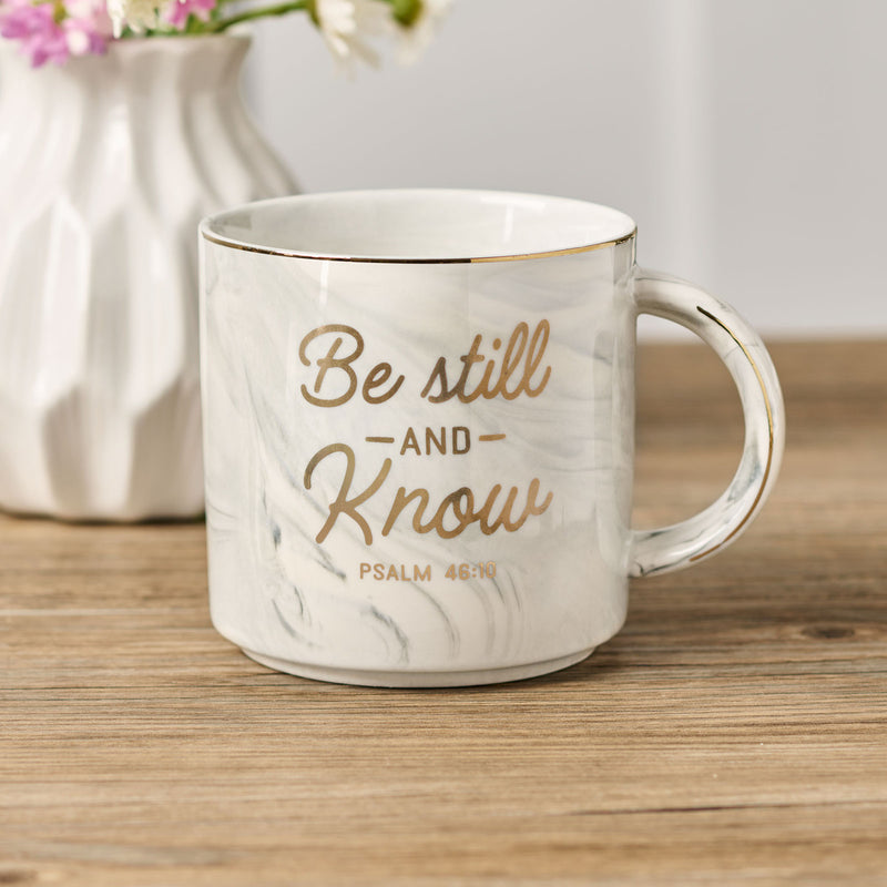 Wees stil, wit gemarmerd - Psalm 46:10