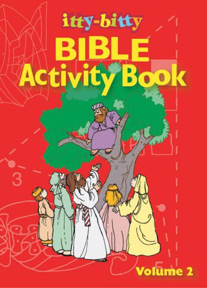 Itty-Bitty Bible Activity Book Volume 2 (Pack Of 6)