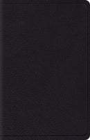 ESV Wide Margin Reference Bible-Black Top Grain Leather
