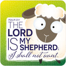 The Lord is my Shepherd coaster