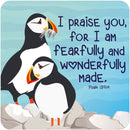 Fearfully and wonderfully made coaster