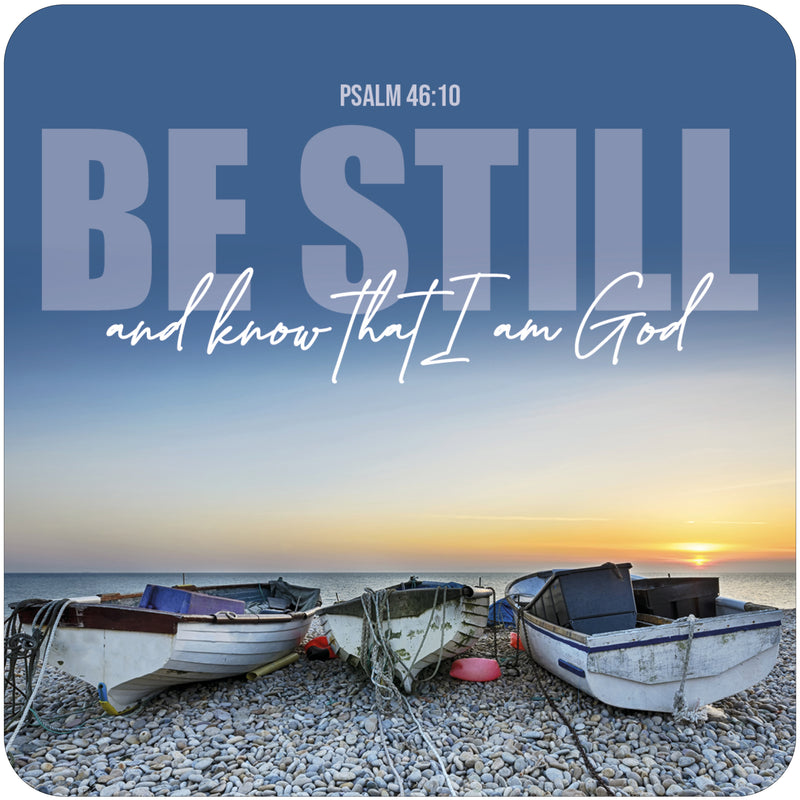 Be still (boats) coaster