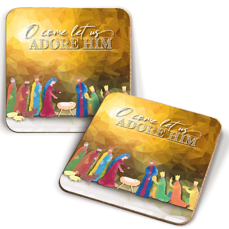 Nativity coaster