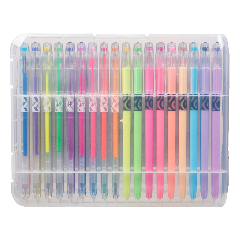 Glitter Neon Metallic Krijtstiftset