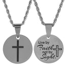  Live by faith not by sight -  2 cm