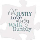 Act justly Love mercy Walk humbly