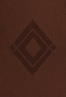 CSB Baker Illustrated Study Bible-Brown-Diamond Design LeatherTouch