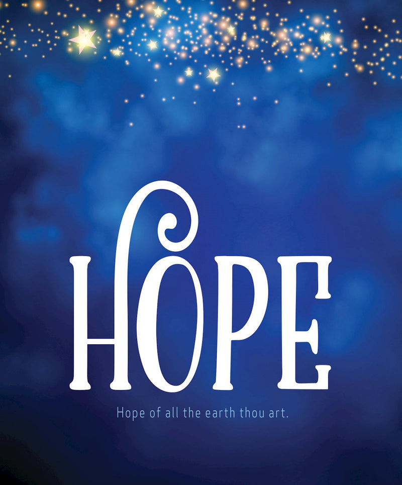 Bulletin-Advent Week 1: Hope/UMC Hymnal-Legal Size (Pack Of 50)