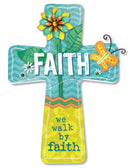 Faith - with metal and jewel accents