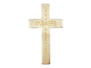 Cross God answers prayers gold
