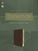 ESV Thompson Chain-Reference Bible-Brown Leathersoft Indexed
