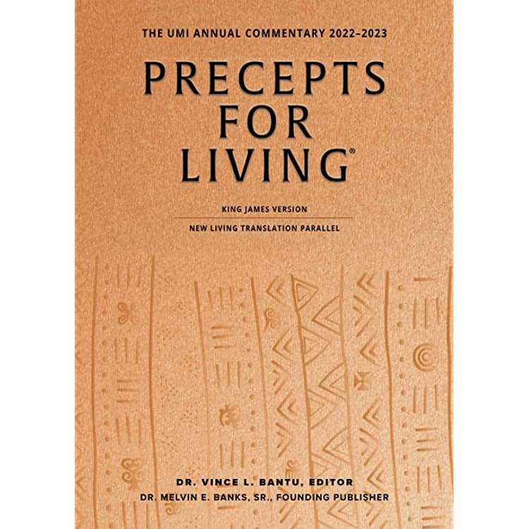 Precepts For Living: The UMI Annual Bible Commentary 2022-2023/Large Print
