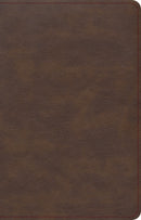 KJV Single-Column Compact Bible-Brown LeatherTouch