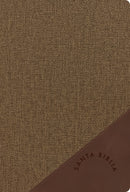 Span-RVR 1960 Hand Size Giant Print Bible (Biblia Letra Grande Tamano Manual)-Brown TwoTone LeatherTouch Indexed