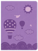 KJV Simplified Bible: The Daily Wisdom For Girls Devotional Bible-Lavender Balloons DiCarta