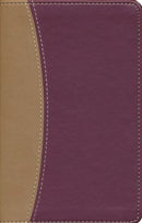 Amplified Holy Bible/Compact (Revised)-Camel/Burgundy DuoTone