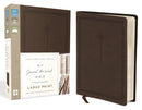 NIV Journal The Word Bible/Large Print-Brown Duo-Tone