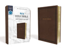 NIV Holy Bible/Soft Touch Edition (Comfort Print)-Brown LeatherSoft