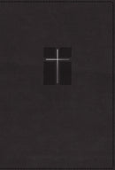 NIV Quest Study Bible (Comfort Print)-Black Leathersoft Indexed