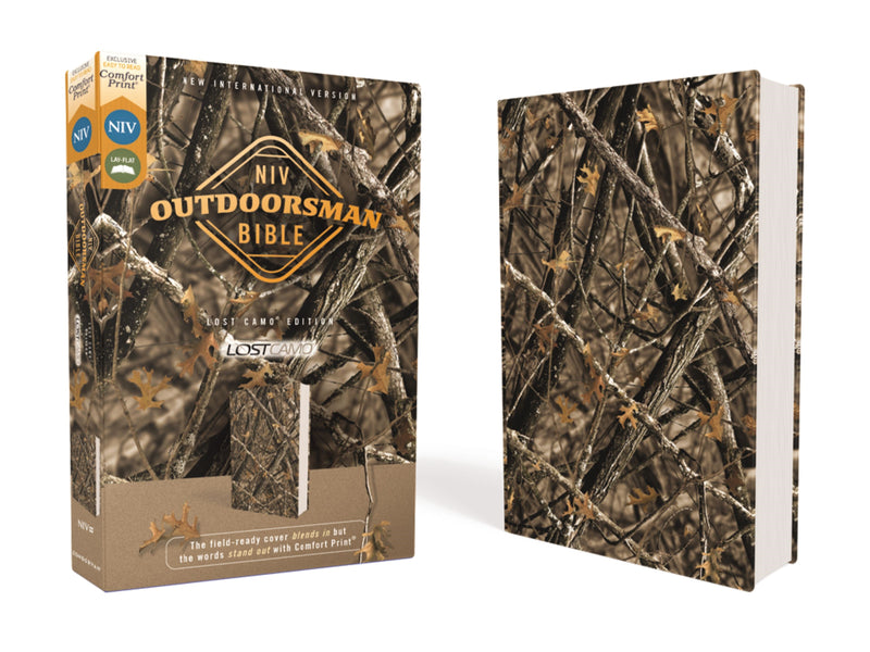 NIV Outdoorsman Bible-Lost Camo Edition (Comfort Print)-Woods Print Camo Leathersoft