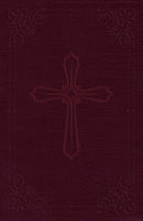 NIV Compact Bible-Burgundy LeatherSoft