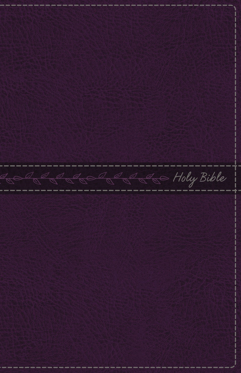 KJV Thinline Bible (Comfort Print)-Royal Purple Leathersoft