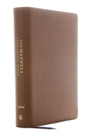 NIV Maxwell Leadership Bible (Third Edition) (Comfort Print)-Brown Genuine Leather