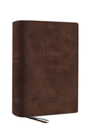 NET Abide Bible (Comfort Print)-Brown Leathersoft
